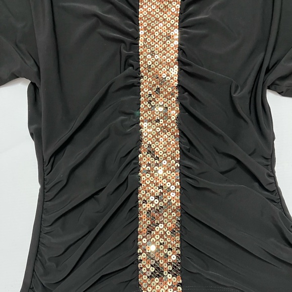 Anisette - true y2k Mcbling sequin shirt with butterfly sleeves - size small - Picture 7 of 10